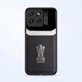 Motorola Edge 70 Fusion 5G Satyamev Jayate 3D Metal Leather Back Case