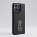 Motorola Edge 60 Pro 5G Compatible Satyamev Jayate 3D Metal Emblem Sticker