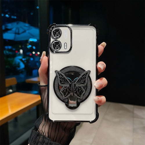 Motorola Edge 50 Fusion 5G Premium Butterfly Stand Airbags Case
