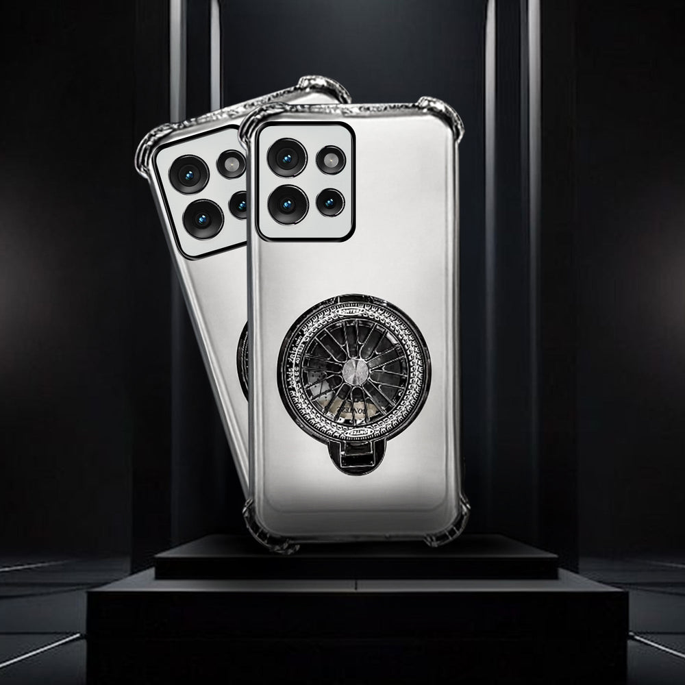 Motorola Edge 50 5G Premium Stress Buster Wheel Rotating Shockproof Airbags Case