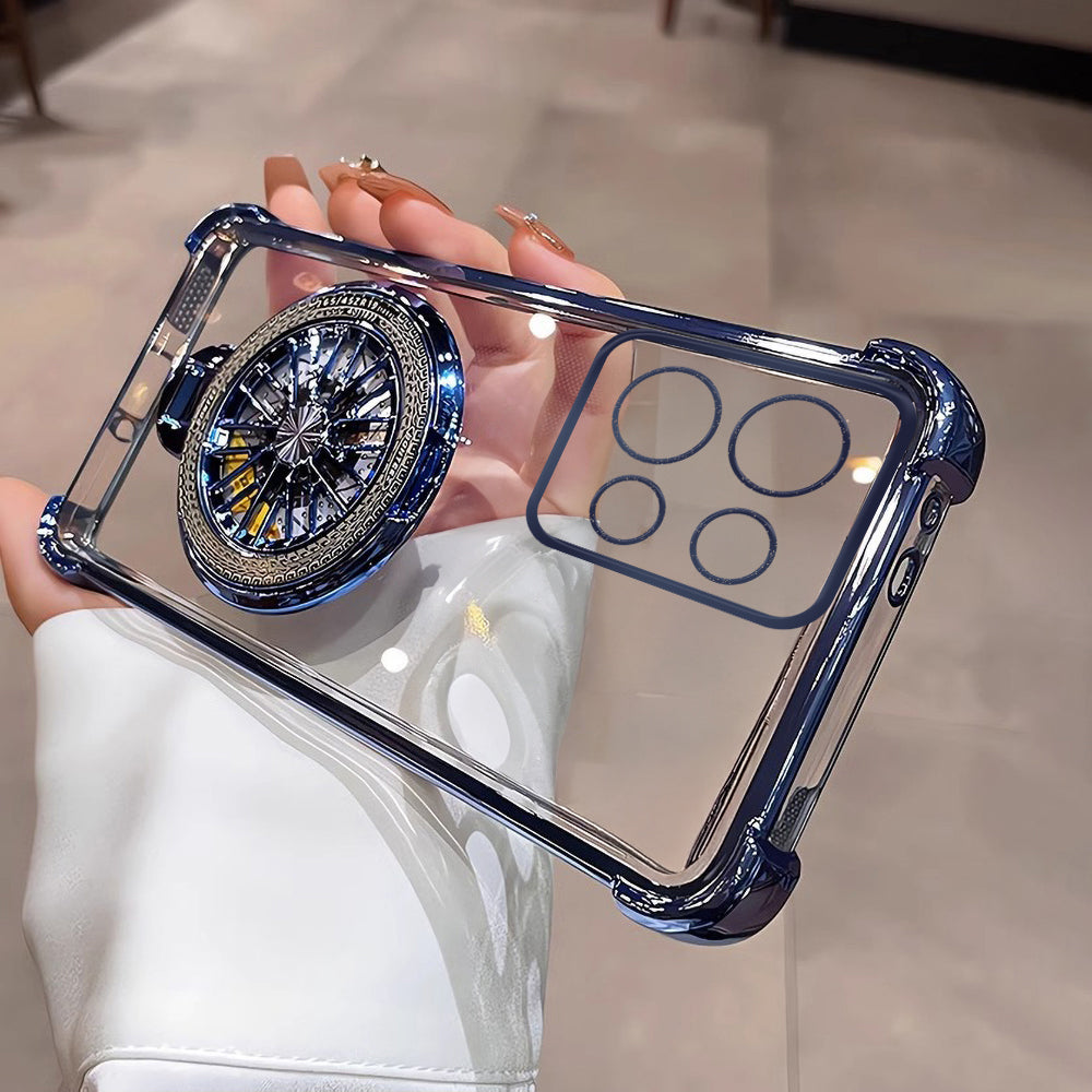 Motorola Edge 50 Neo 5G Premium Stress Buster Wheel Rotating Shockproof Airbags Case