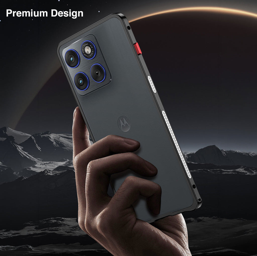 Motorola Edge 70 5G Premium Metal Frame Case