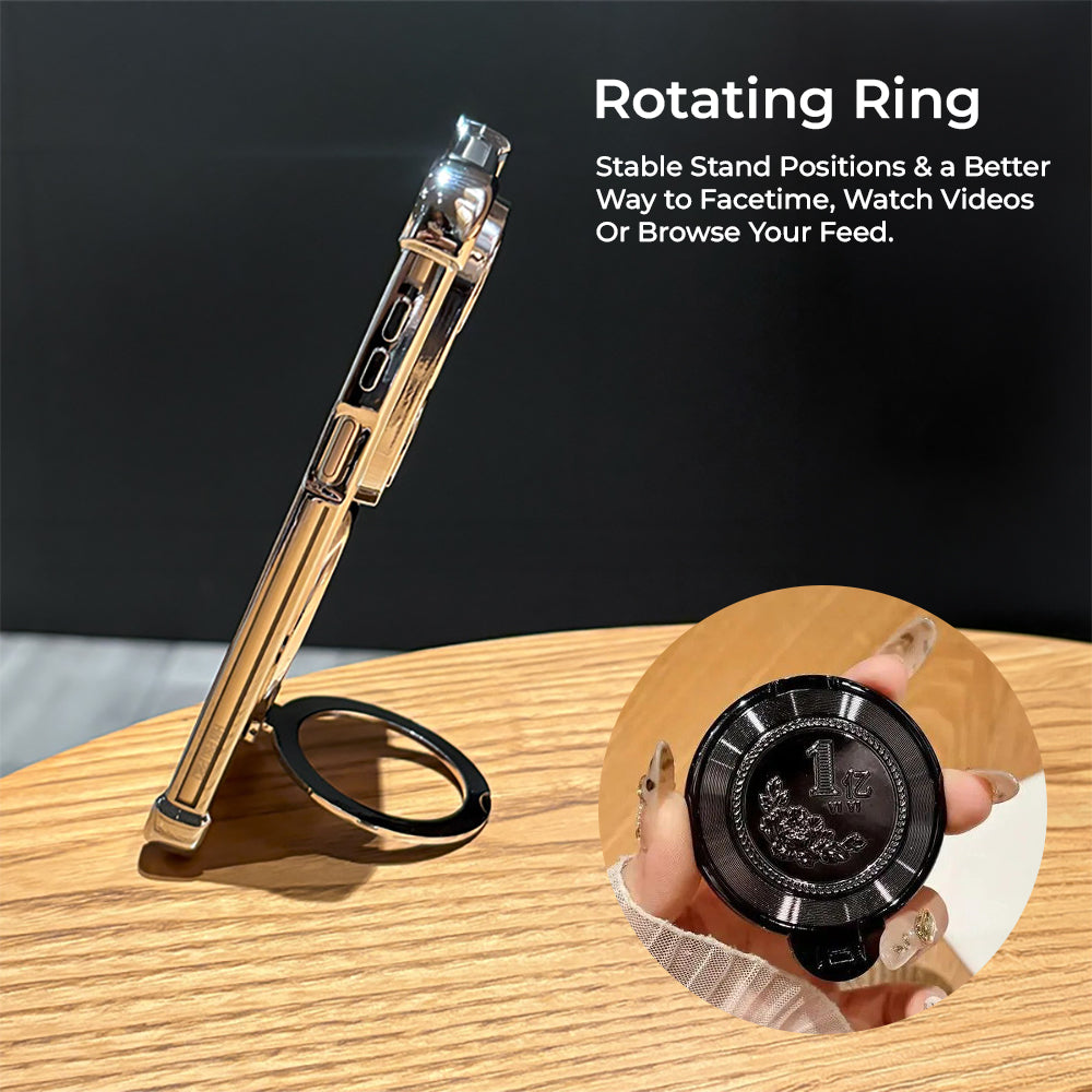 Nothing Phone 2a 5G Premium Billion Wheel Rotating Shockproof Airbags Case
