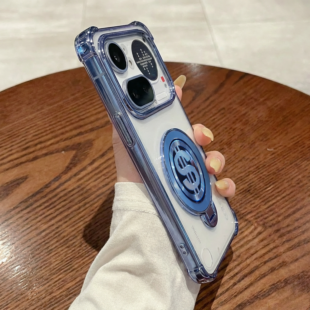 Nothing Phone 4a Pro 5G Four Corner Airbags 100% Original Astro Money Magnet Rotating Dollar Case