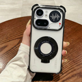 Nothing Phone 4a Pro 5G Original Luxury Magnifier Ring Stand Shockproof Airbags Corner Case
