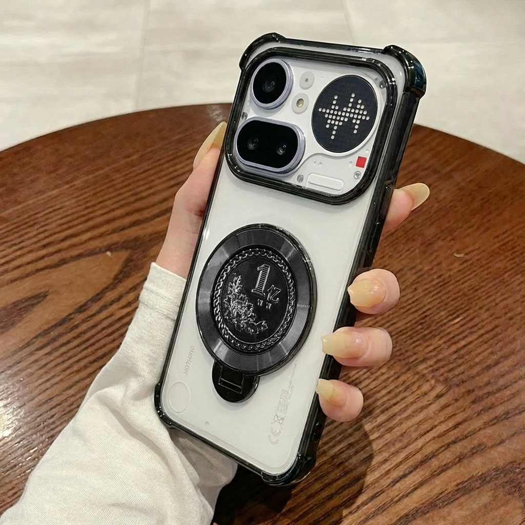 Nothing Phone 4a Pro 5G Premium Billion Wheel Rotating Shockproof Airbags Case