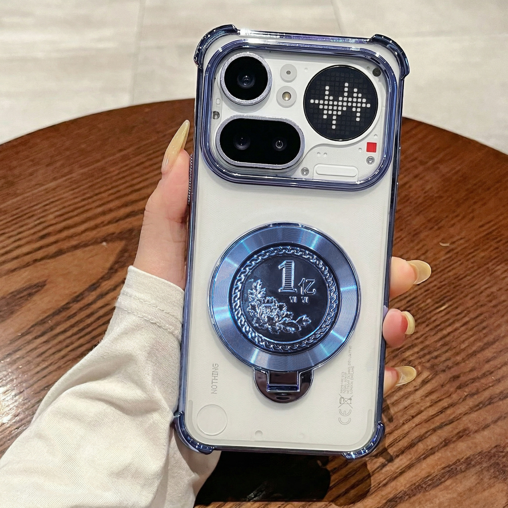 Nothing Phone 4a Pro 5G Premium Billion Wheel Rotating Shockproof Airbags Case