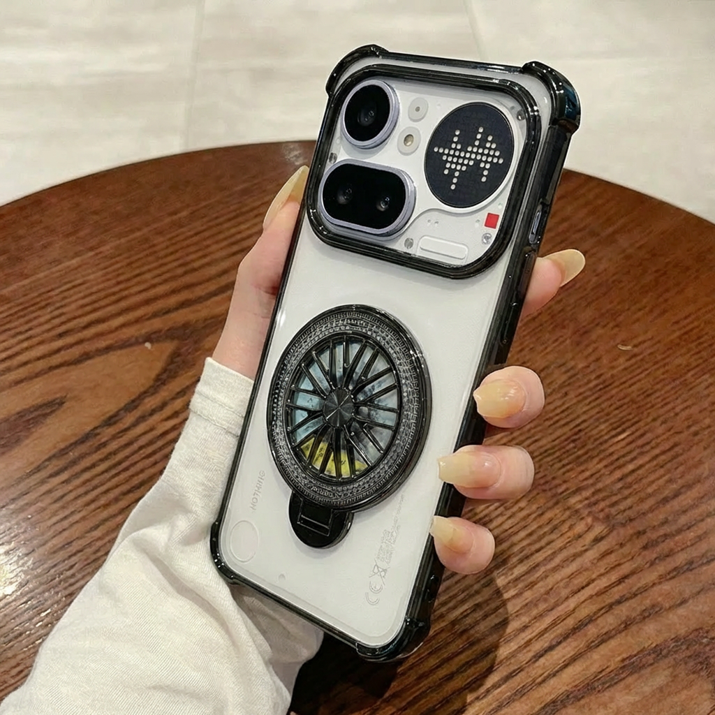 Nothing Phone 4a Pro 5G Premium Stress Buster Wheel Rotating Shockproof Airbags Case