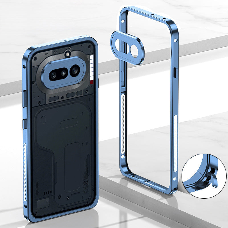 Nothing Phone 4a 5G Aluminium Metal Frame Case With Metal Camera Lens Protection