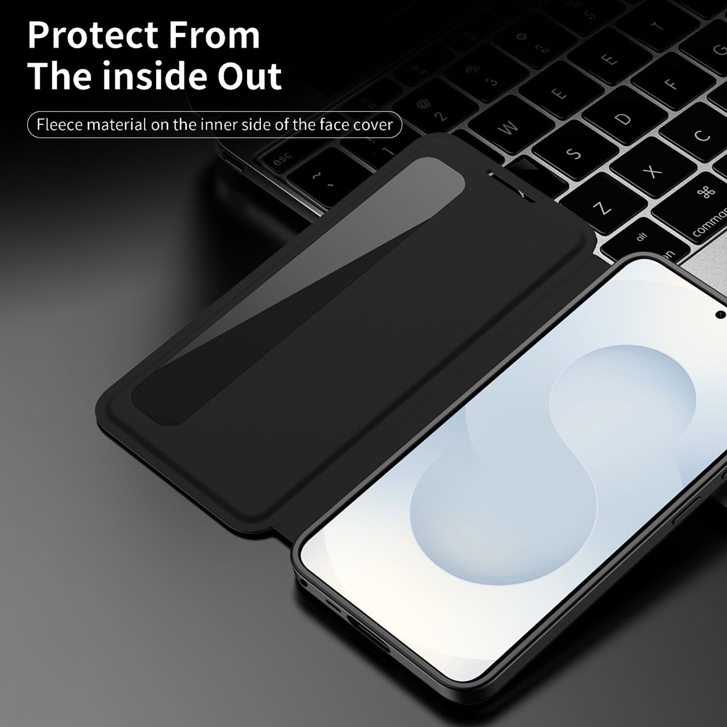 Samsung Galaxy S24 5G Smart Side Window Flip Leather Case