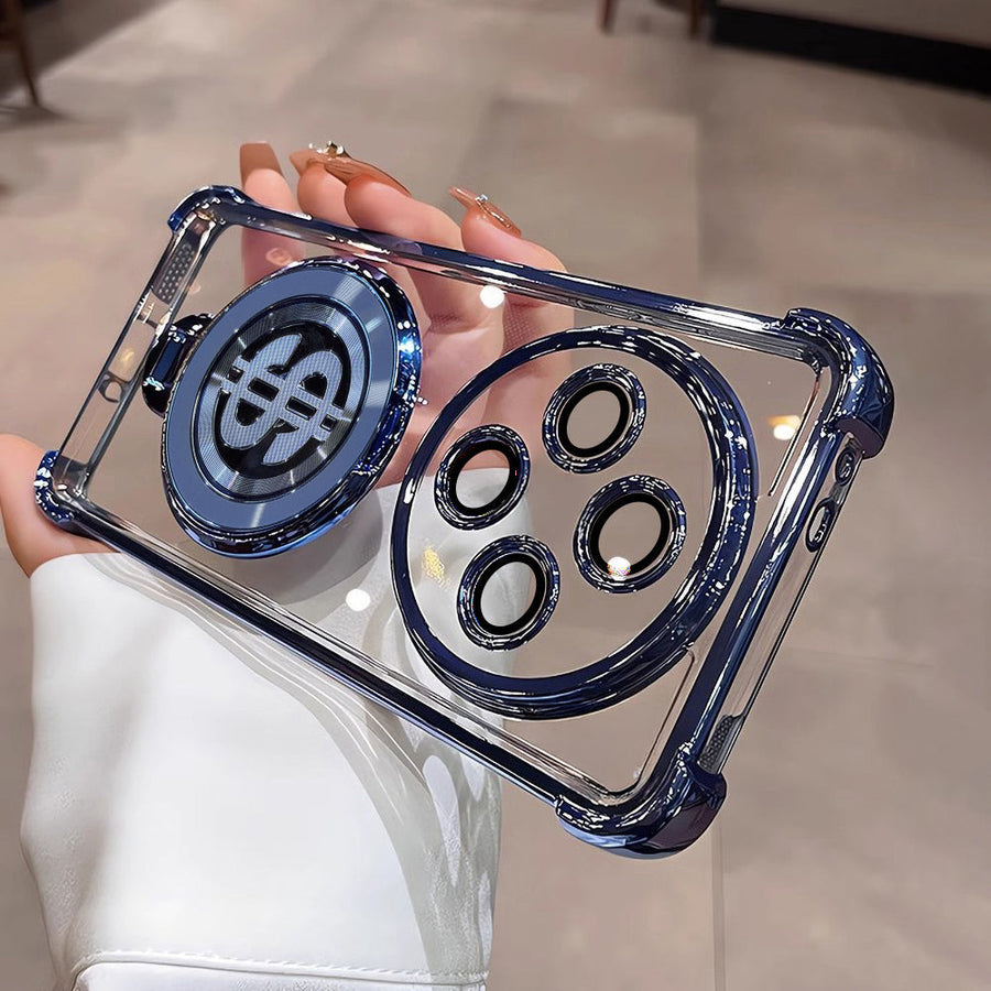 Oppo F27 Pro 5G Four Corner Airbags 100% Original Astro Money Magnet Rotating Dollar Case