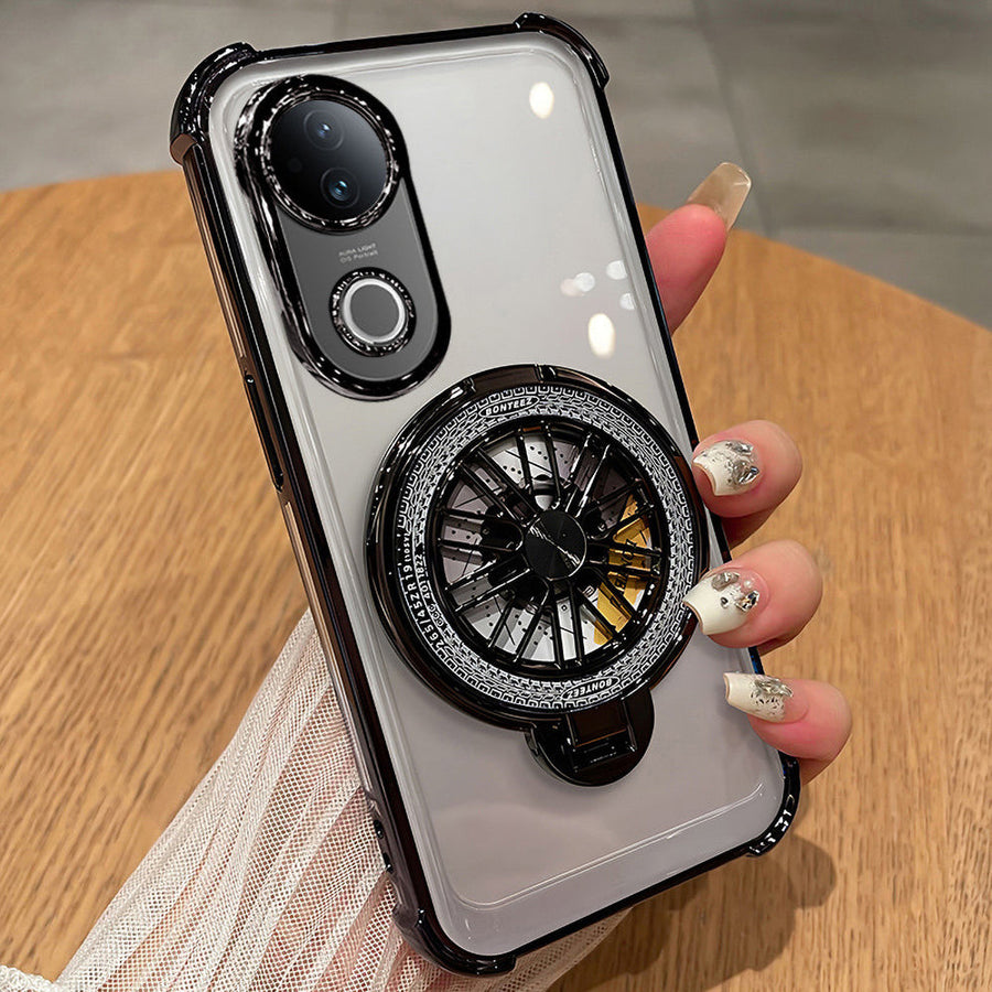 Vivo T4R 5G Premium Stress Buster Wheel Rotating Shockproof Airbags Case