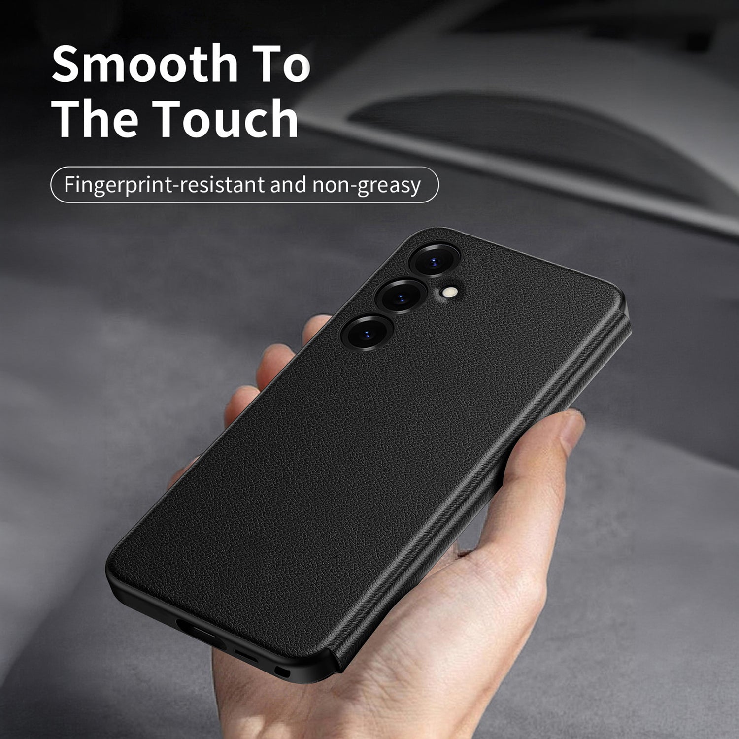Samsung Galaxy S24 FE 5G Smart Side Window Flip Leather Case