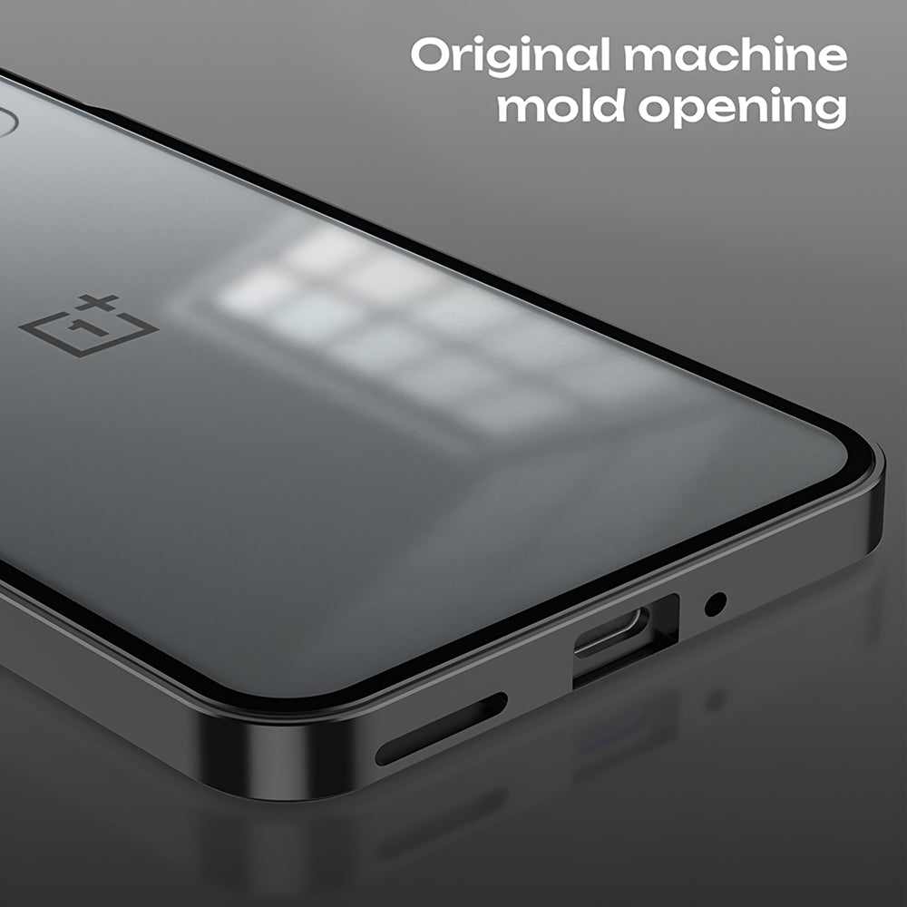 OnePlus Nord 4 5G Aluminium Metal Bumper Shield Transparent Back Case