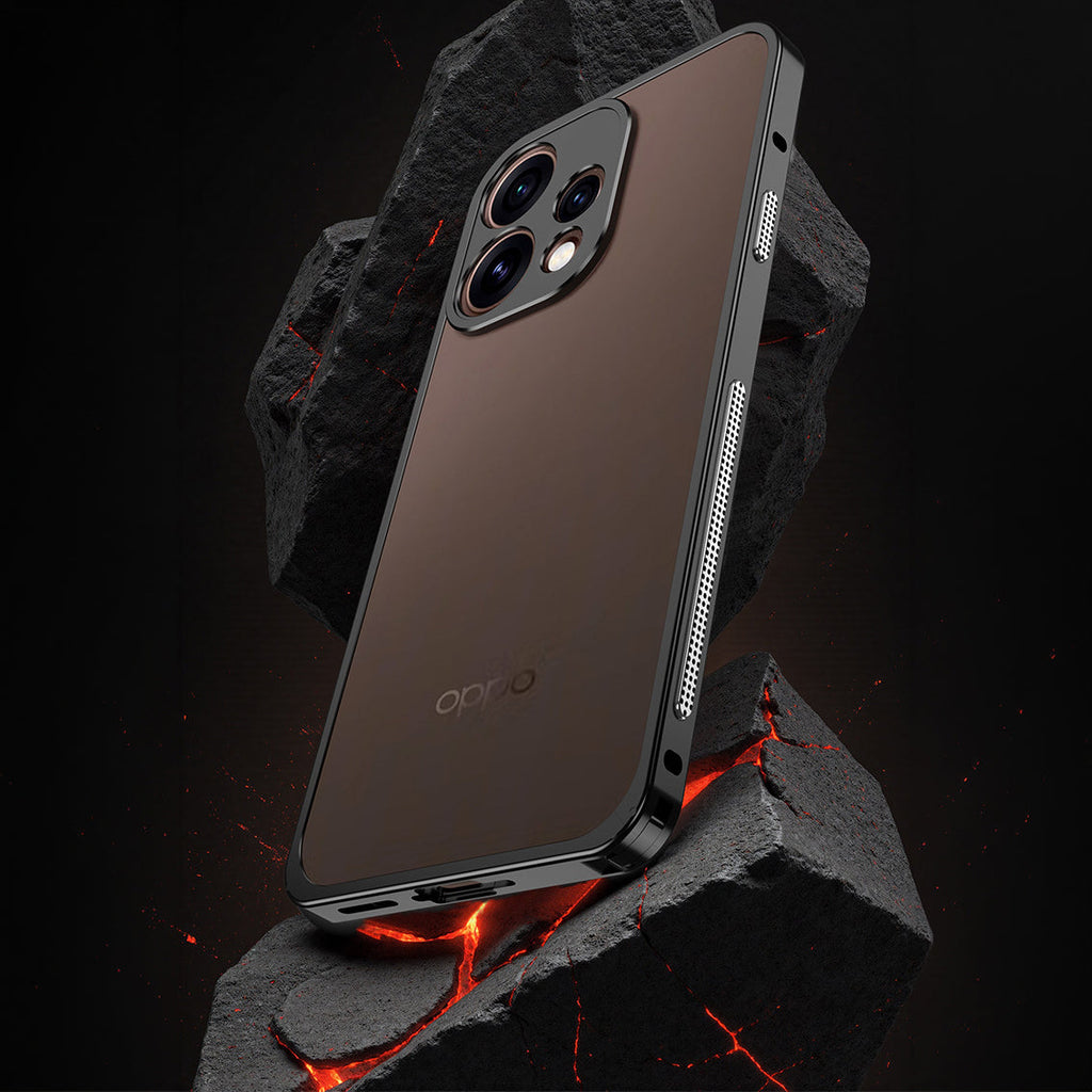 Oppo Reno 15 5G Aluminium Metal Frame Case With Metal Camera Lens Protection