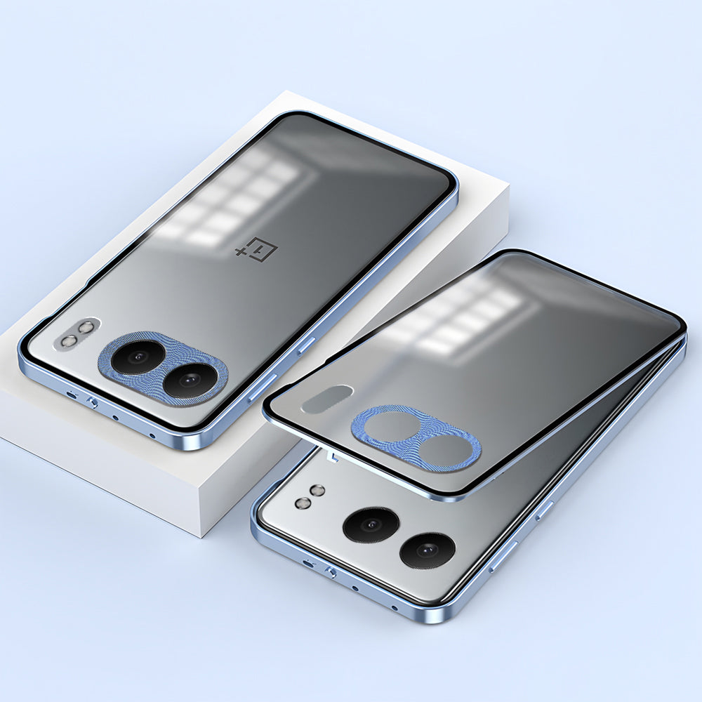 OnePlus Nord 4 5G Aluminium Metal Bumper Shield Transparent Back Case