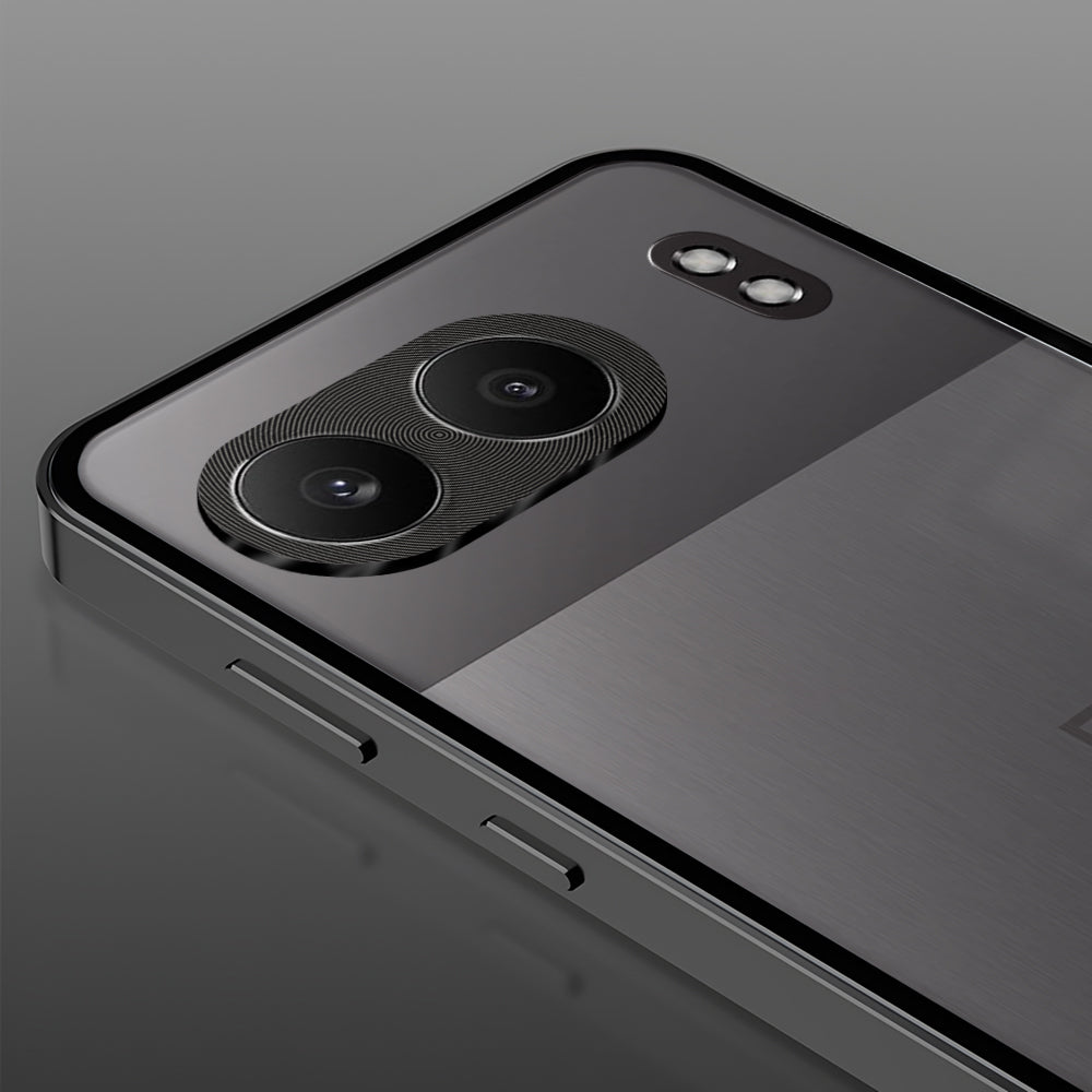 OnePlus Nord 4 5G Aluminium Metal Bumper Shield Transparent Back Case