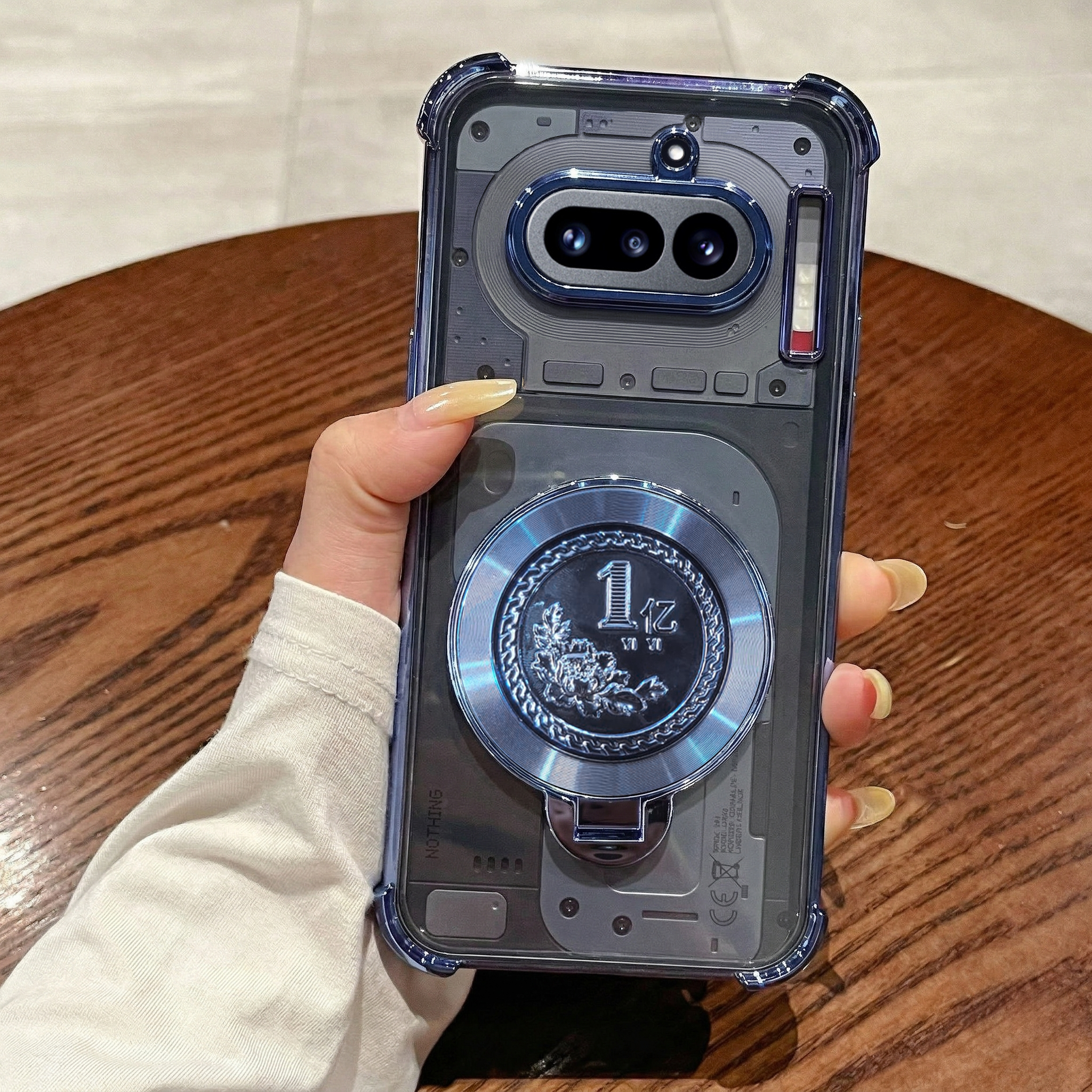 Nothing Phone 4a 5G Premium Billion Wheel Rotating Shockproof Airbags Case