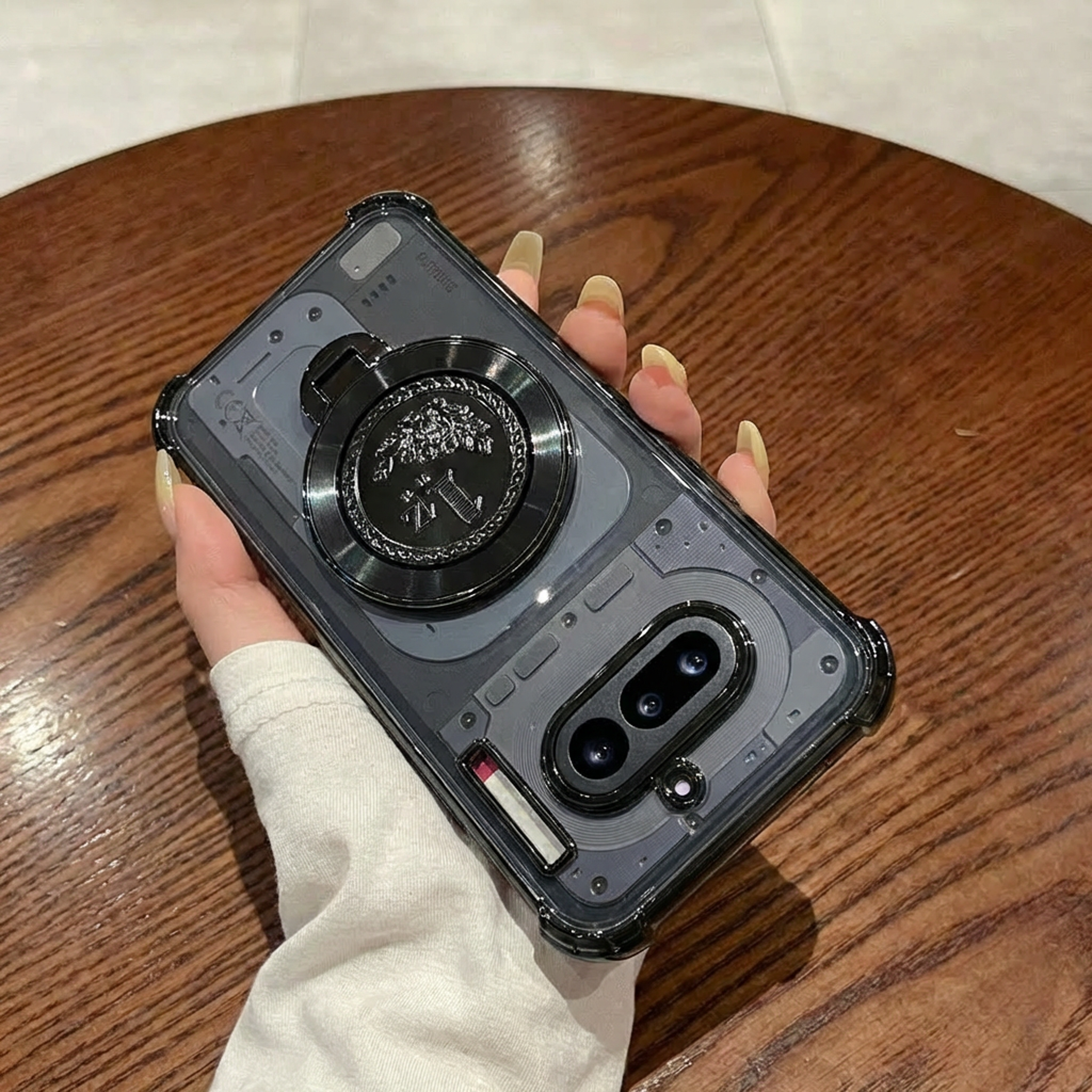 Nothing Phone 4a 5G Premium Billion Wheel Rotating Shockproof Airbags Case