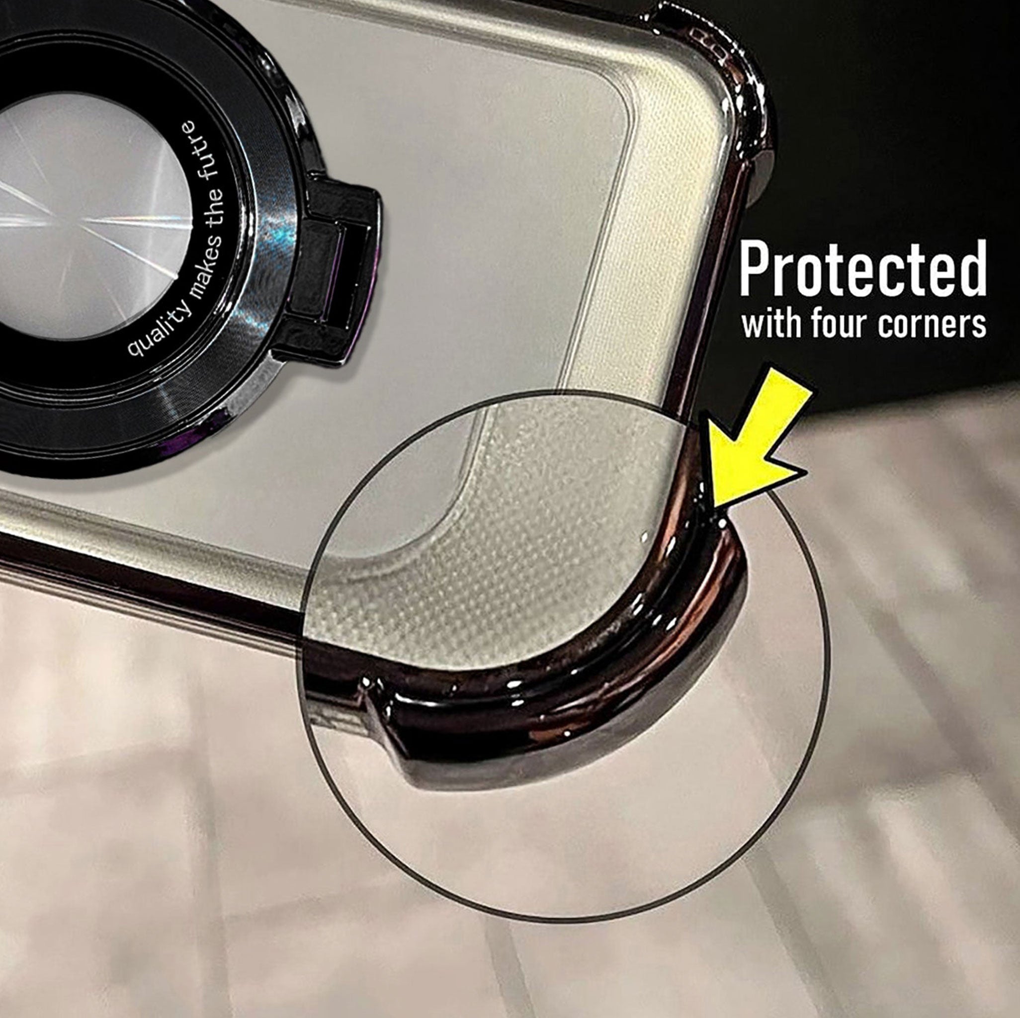 OnePlus Nord CE4 5G Original Luxury Magnifier Ring Stand Shockproof Airbags Corner Case