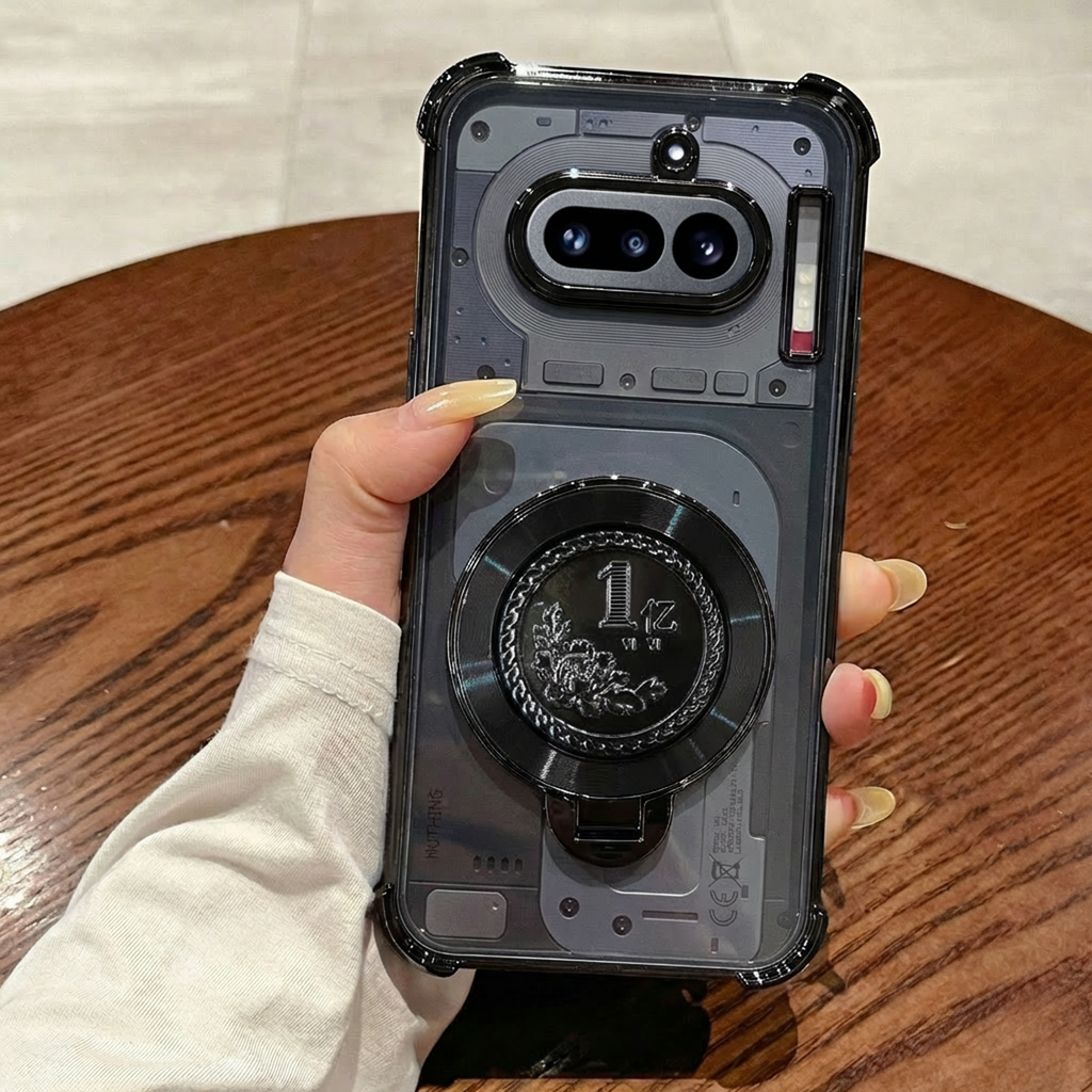 Nothing Phone 4a 5G Premium Billion Wheel Rotating Shockproof Airbags Case