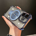 Oppo A5 Pro 5G Luxury Four Corner Invincible Bracket Ring Stand Case
