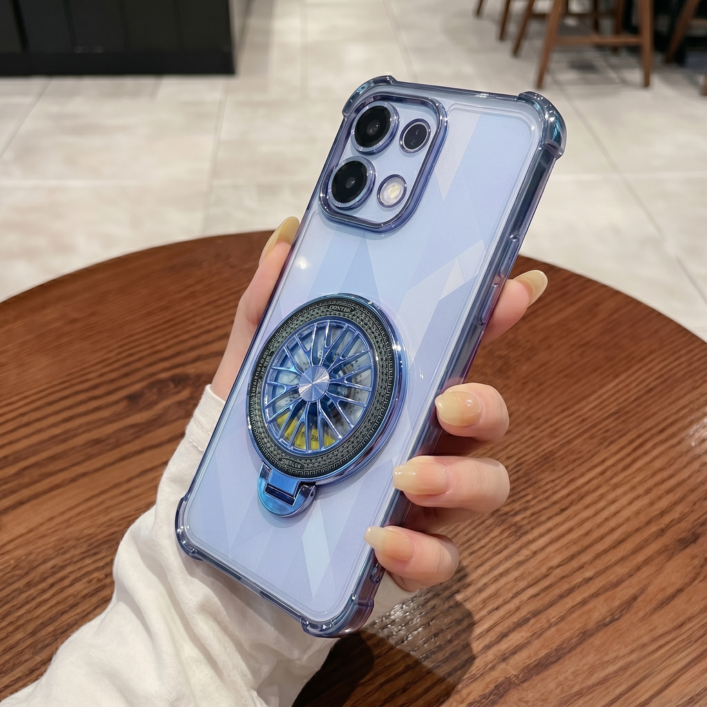Oppo K13 5G Premium Stress Buster Wheel Rotating Shockproof Airbags Case