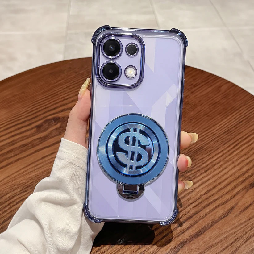 Oppo K13 5G Four Corner Airbags 100% Original Astro Money Magnet Rotating Dollar Case