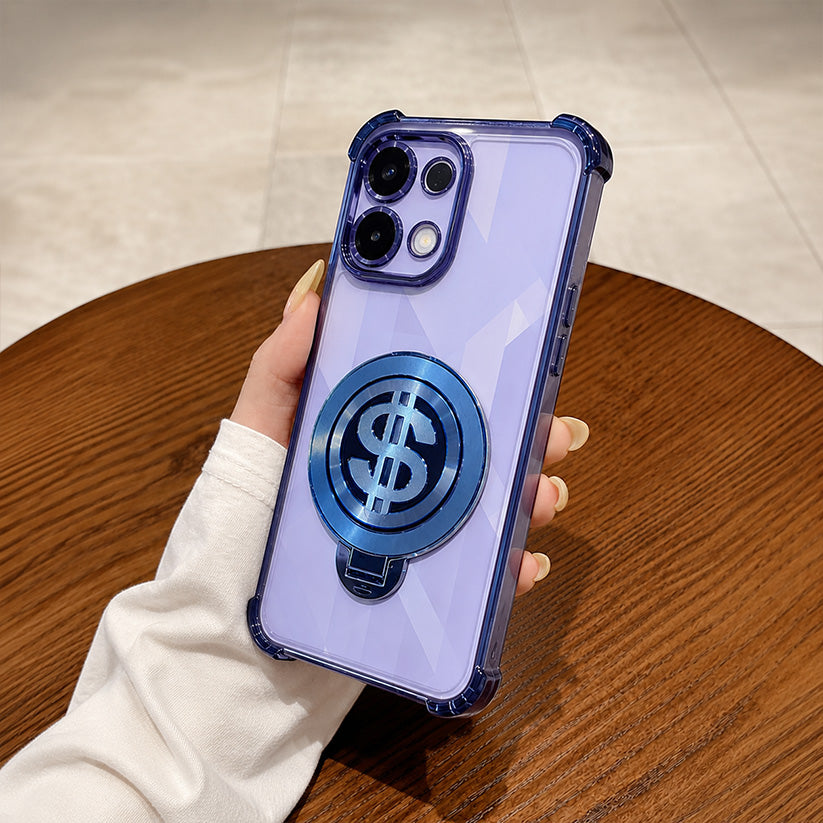 Oppo K13 5G Four Corner Airbags 100% Original Astro Money Magnet Rotating Dollar Case