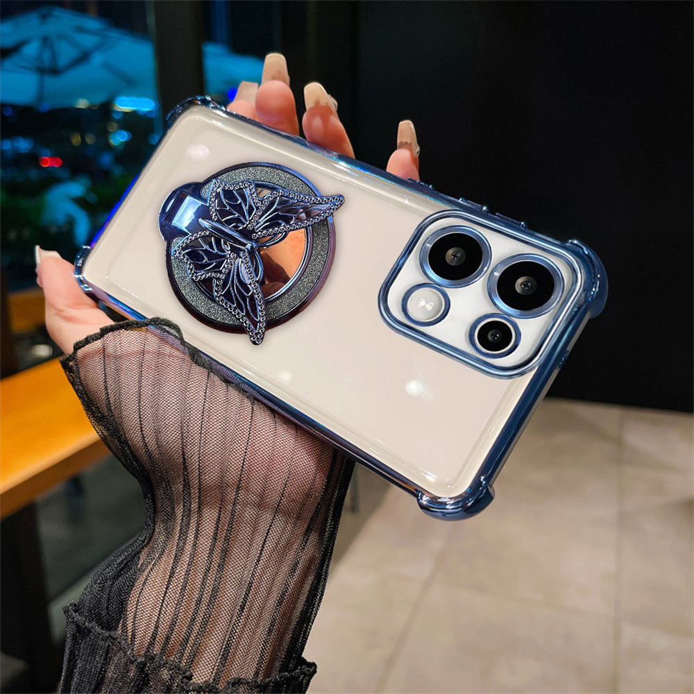Oppo Reno 13 5G Premium Butterfly Stand Airbags Case