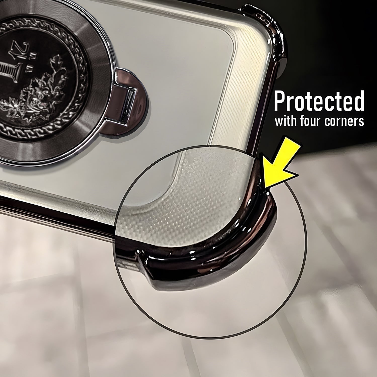 Oppo Reno 15 Pro Mini 5G Premium Billion Wheel Rotating Shockproof Airbags Case