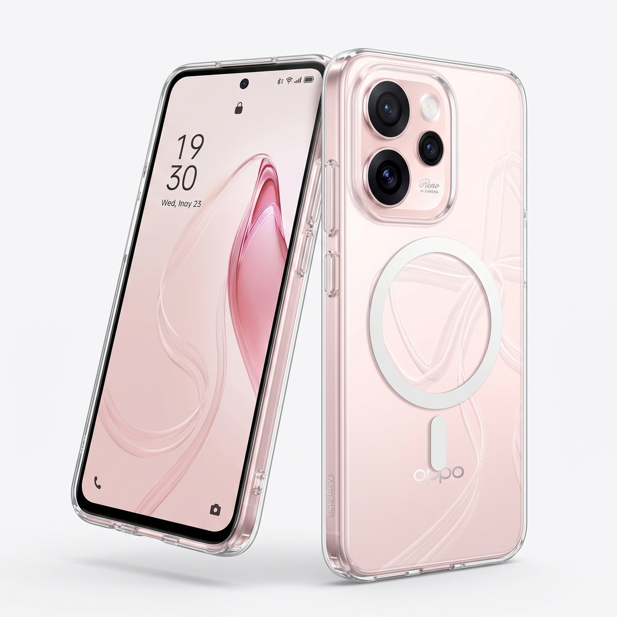 Oppo Reno 15 Pro Mini 5G Clear Anti-Yellow MagSafe Protective Case