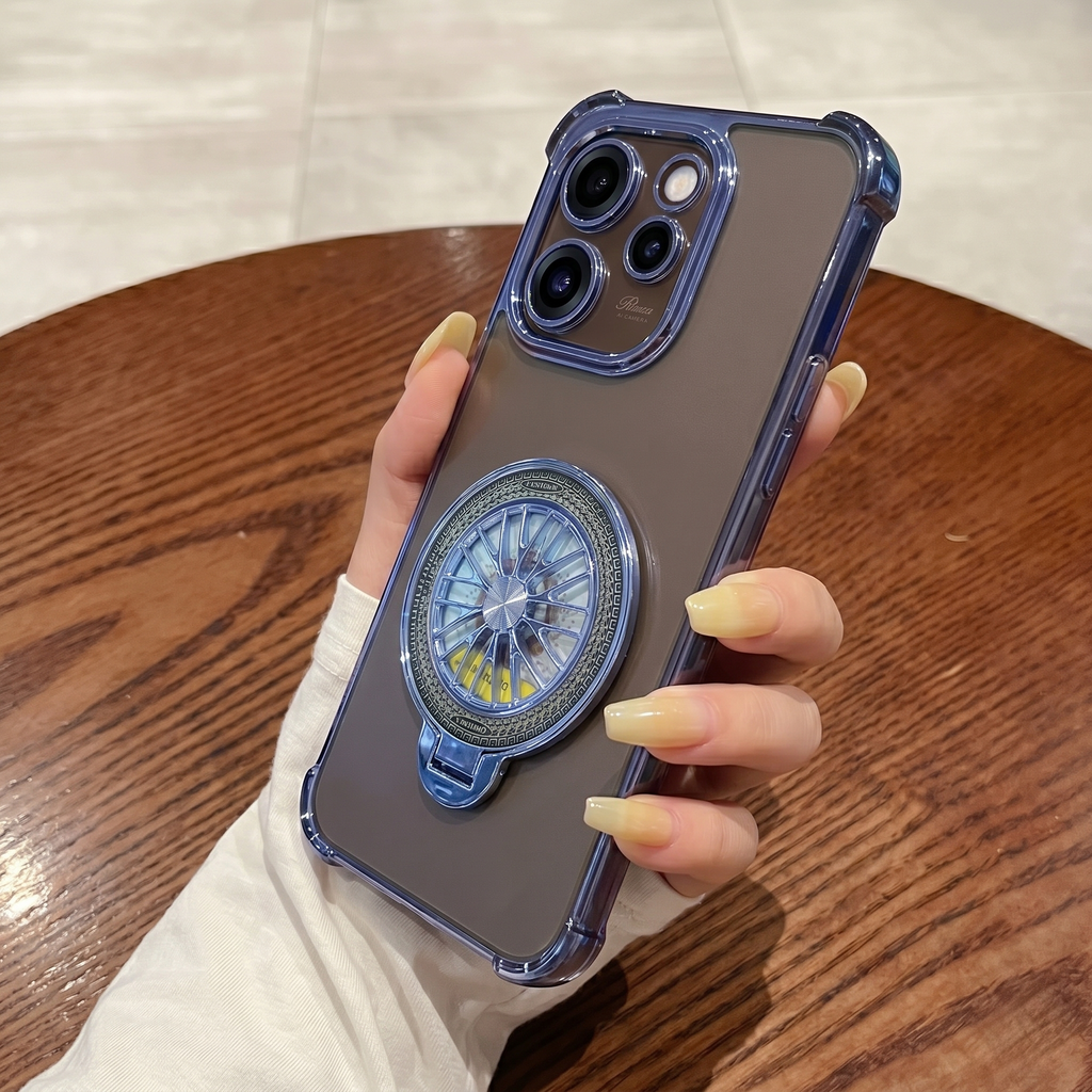 Oppo Reno 15 Pro Mini 5G Premium Stress Buster Wheel Rotating Shockproof Airbags Case