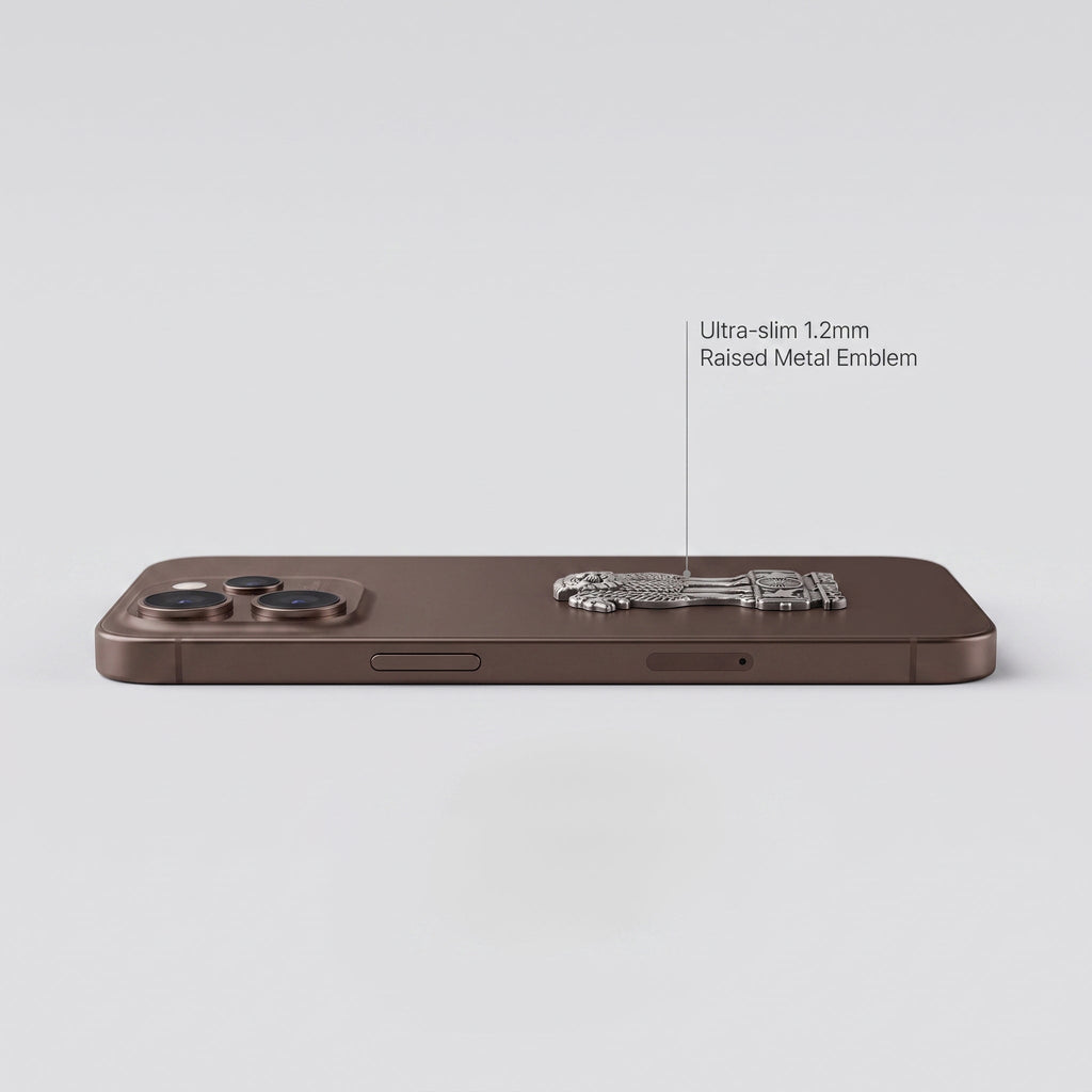 Oppo Reno 15 Pro 5G Compatible Satyamev Jayate 3D Metal Emblem Sticker