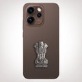 Oppo Reno 15 Pro Mini 5G Compatible Satyamev Jayate 3D Metal Emblem Sticker
