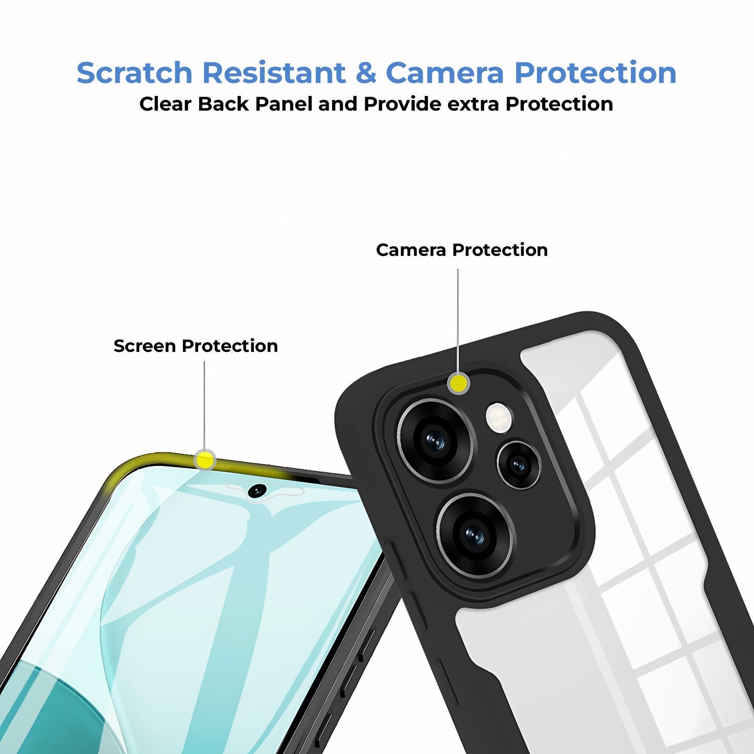Oppo Reno 15 5G Slim Fit Heavy Duty Shockproof Full Body Protection Case