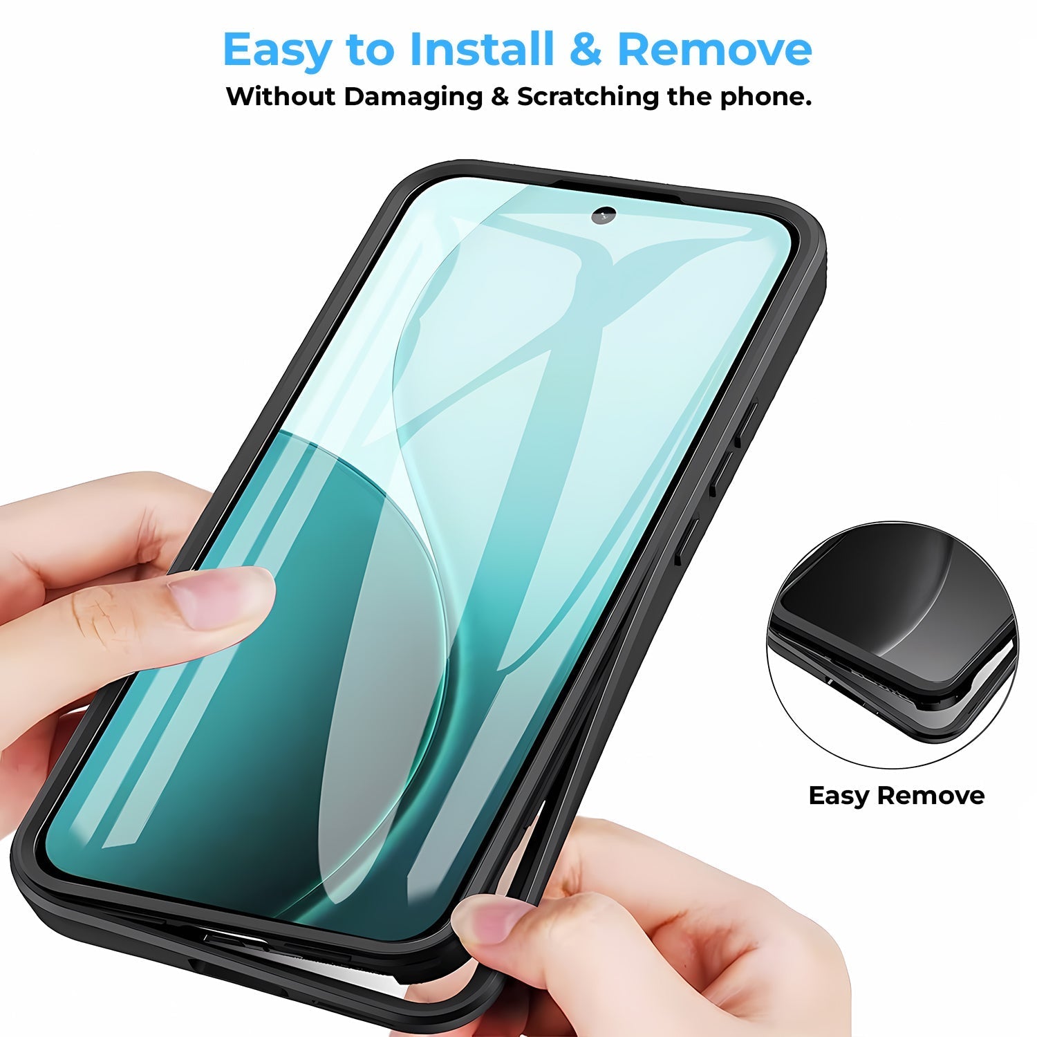 Oppo Reno 15 5G Slim Fit Heavy Duty Shockproof Full Body Protection Case