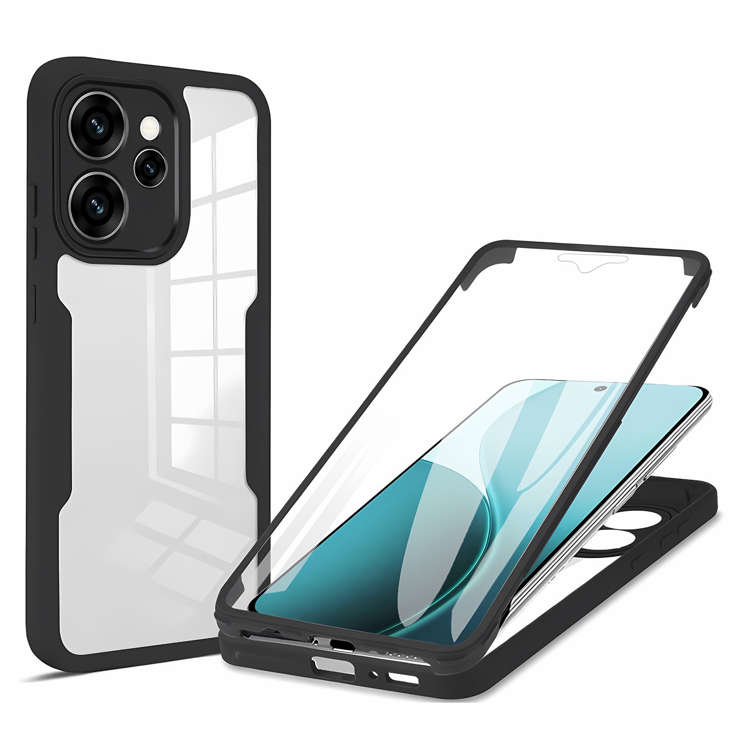 Oppo Reno 15 5G Slim Fit Heavy Duty Shockproof Full Body Protection Case