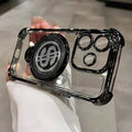 Oppo A5 Pro 5G Four Corner Airbags 100% Original Astro Money Magnet Rotating Dollar Case