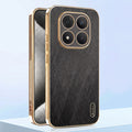Redmi Note 15 Pro+ 5G Premium Electroplated Frame Gold Thread Pattern Soft Case