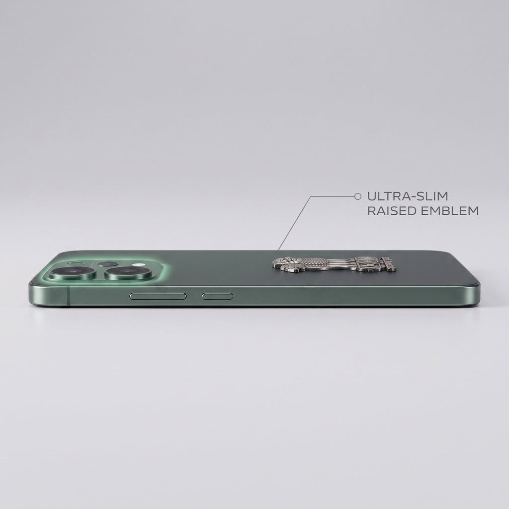 Oppo Reno 14 5G Compatible Satyamev Jayate 3D Metal Emblem Sticker