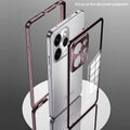 Oppo Reno 15 Pro Mini 5G Aluminium Metal Bumper Shield Transparent Back Case