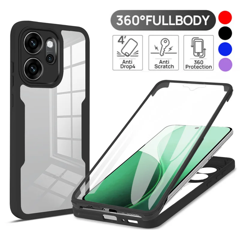 Oppo Reno 14 5G Slim Fit Heavy Duty Shockproof Full Body Protection Case