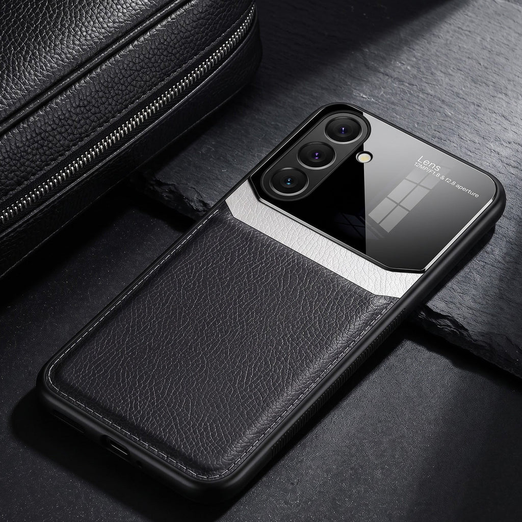 Samsung Galaxy A57 5G Premium Leather Lens Protective Case