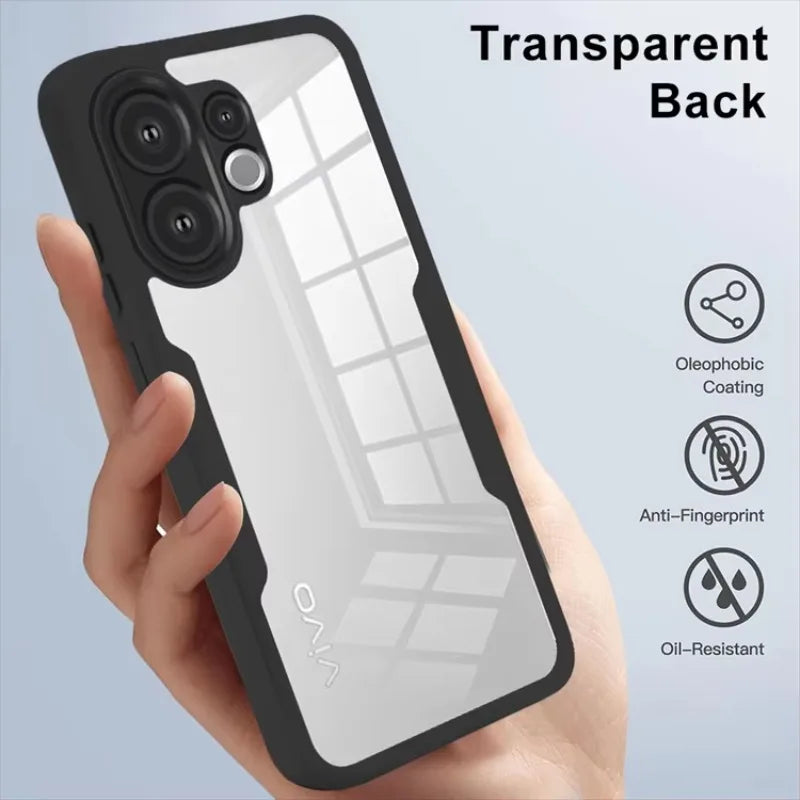 Vivo V60 5G Slim Fit Heavy Duty Shockproof Full Body Protection Case
