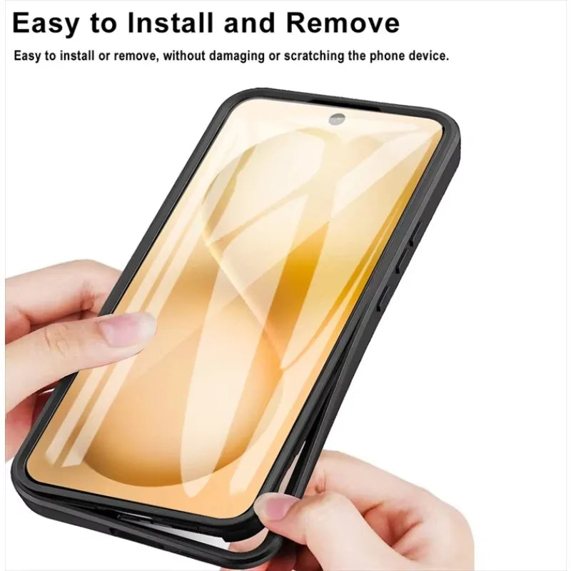 Vivo V60 5G Slim Fit Heavy Duty Shockproof Full Body Protection Case
