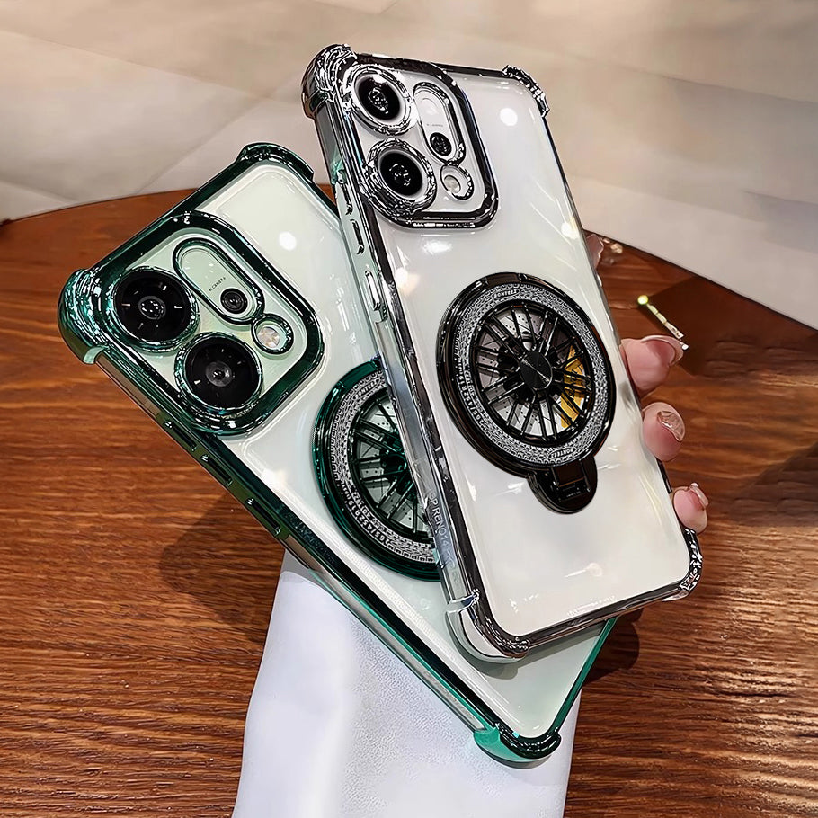 Oppo Reno 14 5G Premium Stress Buster Wheel Rotating Shockproof Airbags Case