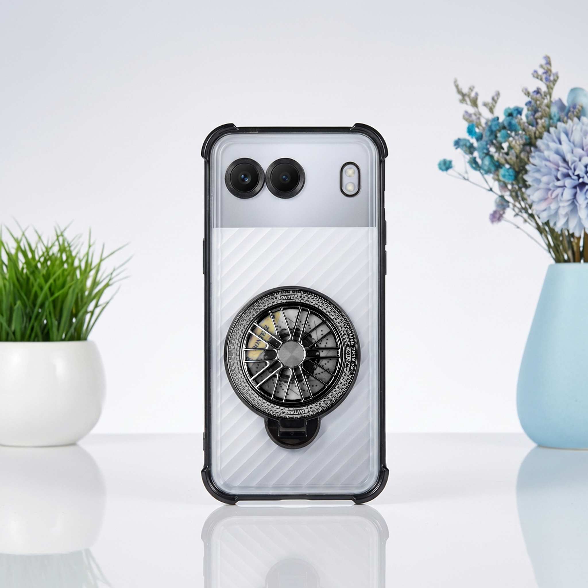 OnePlus Nord 4 5G Premium Stress Buster Wheel Rotating Shockproof Airbags Case