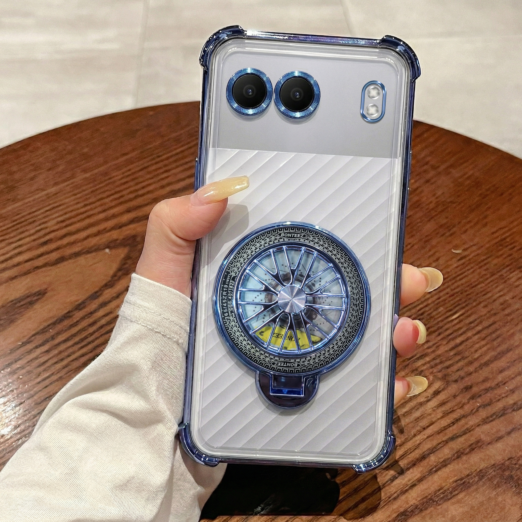 OnePlus Nord 4 5G Premium Stress Buster Wheel Rotating Shockproof Airbags Case