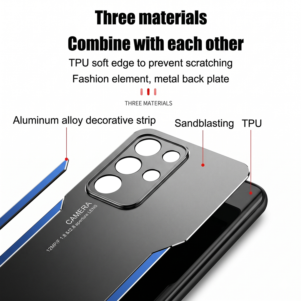 Vivo T4x 5G Luxury Aluminium Metal Frame Protective Case